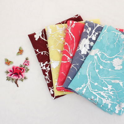 Hanbok fabric silver foil Fabric Hanbok making large plum silver foil 7 types