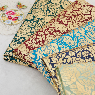 5 types of hanbok fabric hanbok cloth rose gold leaf