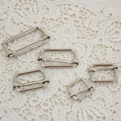 4Piece Silver Bag Strap Length Adjustment Hook 5 Types