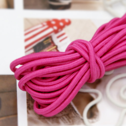 Trouser strap waist elastic band Donggeun string 3yard dark pink