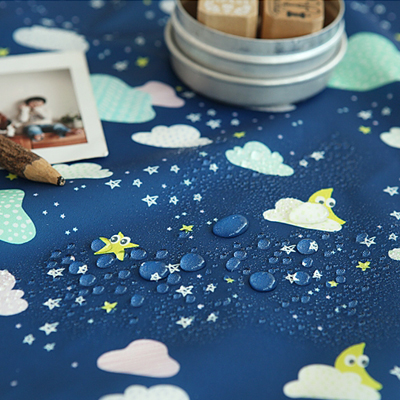 Waterproof cloth Moonlight cloud Poly waterproof fabric Sky 006