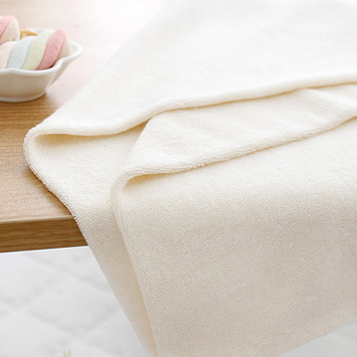 40 count bamboo terry towel whiteivory natural