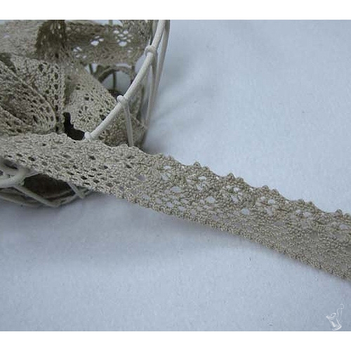 Lace Fabric Torsion Lace Cotton Torsion 003 Chase Beige