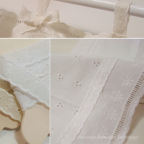 Lace Fabric Embroidery Lace Cloth Cotton 050 Small Tape Natural