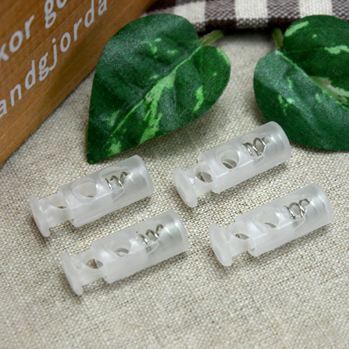 Strap adjustment stopper translucent 4ea straight 2Hole 38187