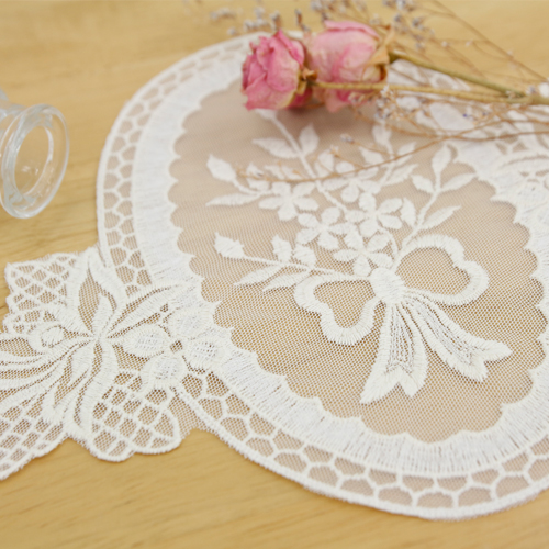 Lace Fabric Embroidery Lace Cloth Motif Eli Bouquet 2 Types