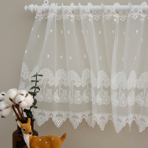 Balance Curtain Embroidery Lace Fabric R032 Picnic Bag Eye