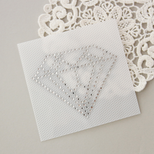 Hotfix diamond clothing reform cubic heat transfer paper