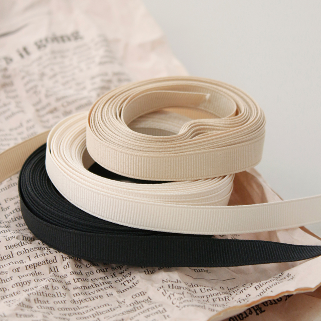 5yards of Golji Ribbon Packaging Ribbon Tape String Ribbon Craft White Brown 10mm 5 types