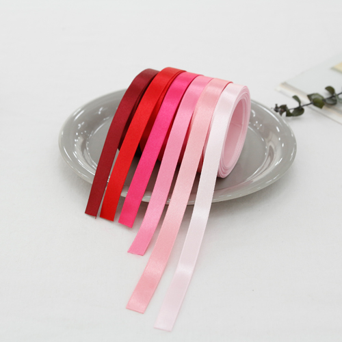 Satin Ribbon 5yard Packaging Ribbon Tape String Ribbon Craft 10mm Pink 6 types