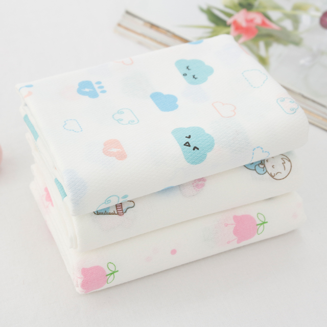 3 types of finished product printed Diapers fabric baby room