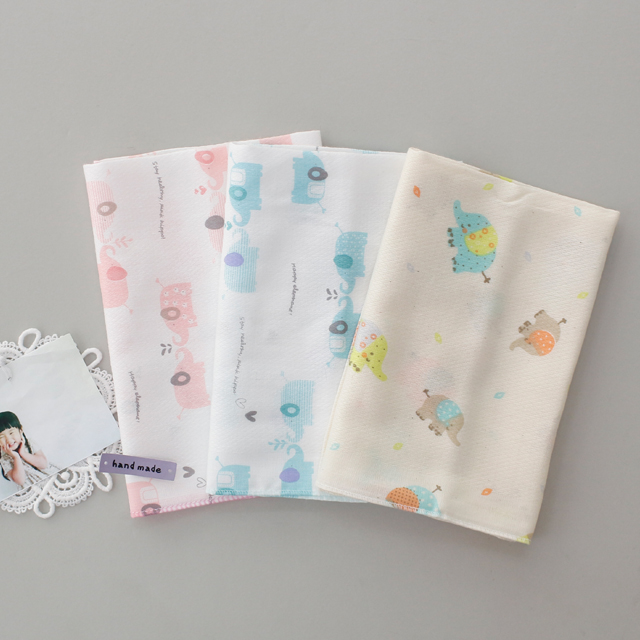 Modal & Bamboo Elephant Handkerchief (3 kinds)