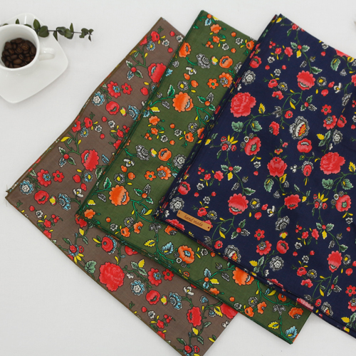 Finished product) Cotton 60 handkerchief (three kinds) NO.1