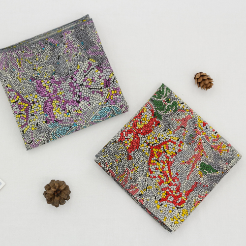 Finished product) Cotton 60 handkerchief (two kinds) NO.3