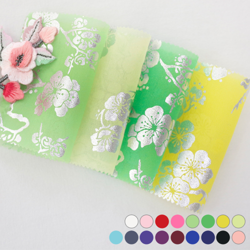 Hanbok Fabric Silver Foil Fabric Doll Dog Clothes Hanbok Making Daebak Silver Foil Plum Blossom 17 Kinds