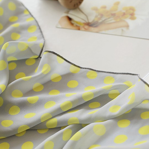 Chiffon Fabric Check Fabric Dot Lime Road Wide Width Chiffon Fabric 2 types