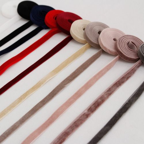 Ribbon Tape Cross Section Velvet Packaging Ribbon Ribbon Craft String 10mm 25 Types 1yard