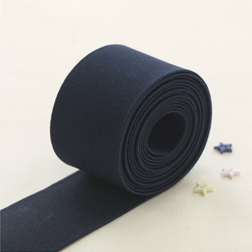 Tight Skinny Pants Waist Elastic Skirt Waist Rubber Band 40mm Navy