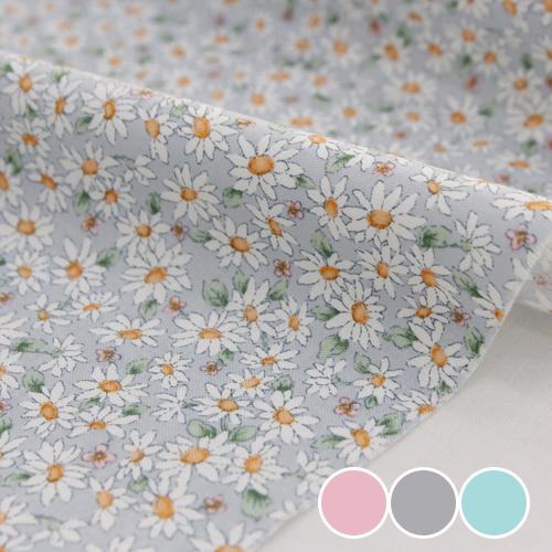 20 count plain weave pastel flower 3 types