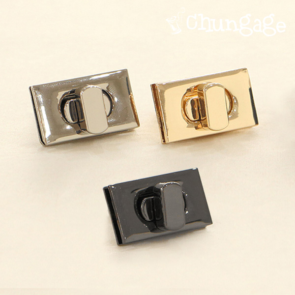 Bag Lock Basic 3cm Square 3 Types