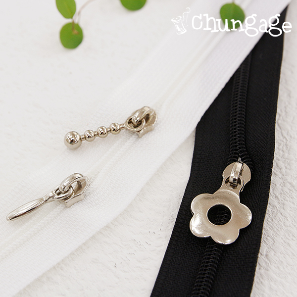 Zipper head No. 4 Decoration slide basic type