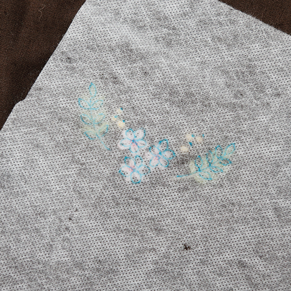 Embroidery nonwoven wick water-soluble wick French embroidery wick small 50cm