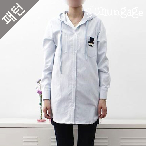 Clothing Pattern Women Shirt Long Hood Clothing Making Clothing Pattern P112