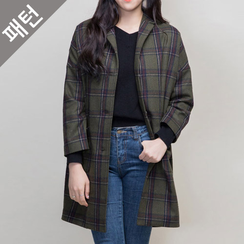 Clothing pattern Clothing pattern Women's coat P977