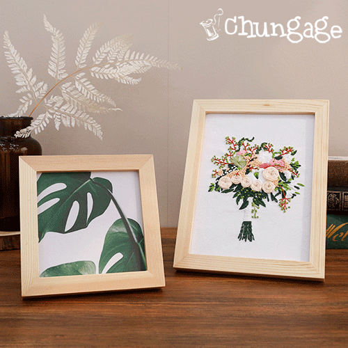 French embroidered square frame, wooden frame, 3 types