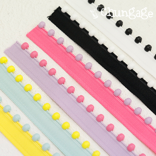 Zipper making 90cm colored zipper zipper head