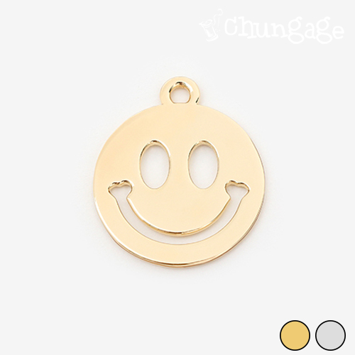Charm decoration smile goodluck double-sided 2 types