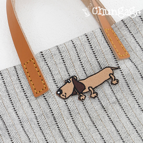Embroidery patch heat-sealed wapen dachshund 62