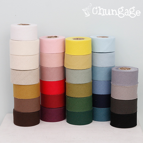 Linen bias tape 4cm bias 29 types