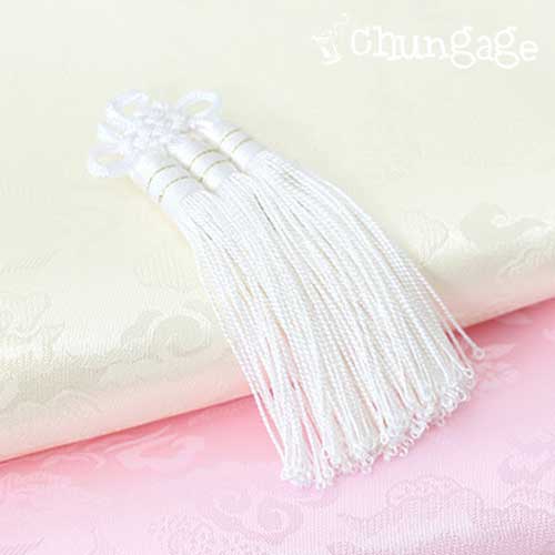 Hanbok Children's Cobbler White Knot Decoration