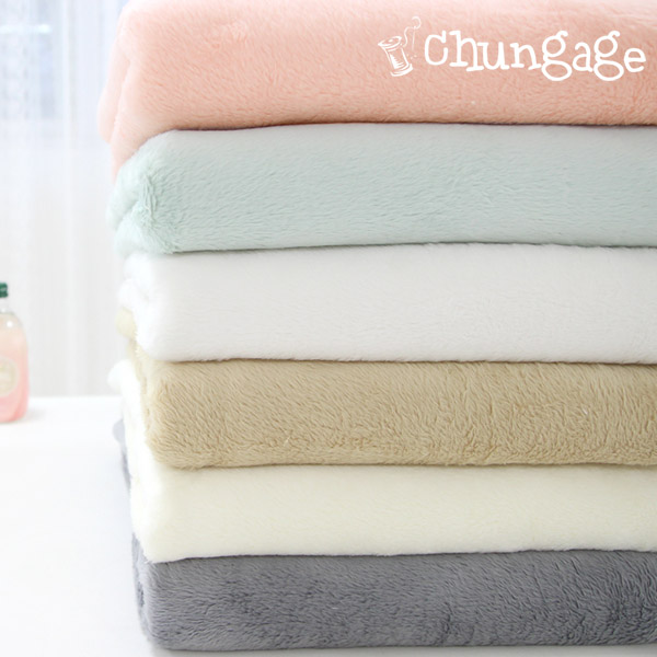Wide double-sided mink fabric, Laneige 6 types