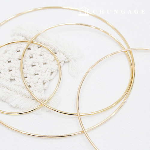 Macrame Material Gold Dream Catcher 16cm