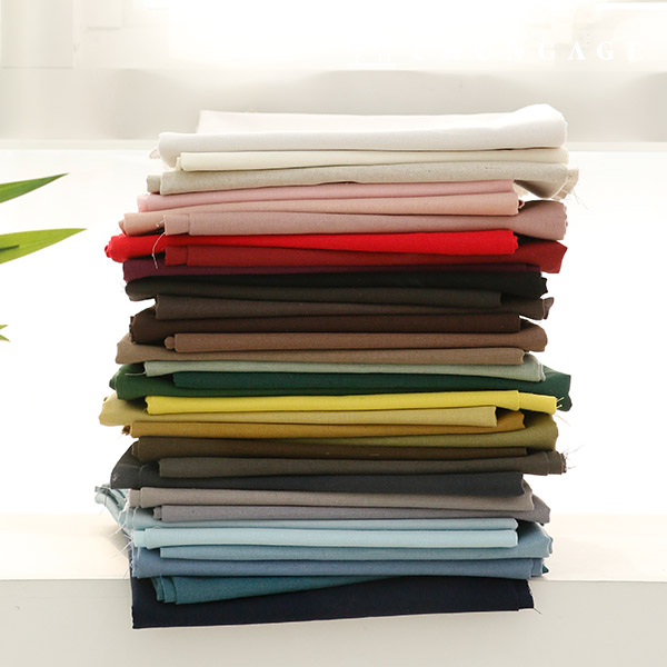 Linen fabric cotton linen fabric plain fabric cotton hemp 11 count embroidery fabric 41 kinds of linen hemp