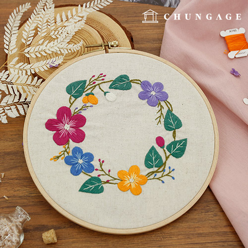 French Embroidery Package DIY Kit Flower Florence CH511121