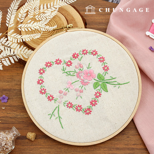 French Embroidery Package DIY Kit Flower Love at First Sight CH511132