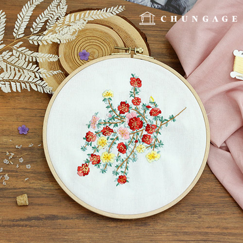 French Embroidery Package DIY Kit Flower Silk Flower CH51116