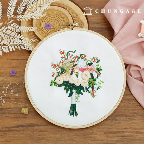 French Embroidery Package DIY Kit Flower Dreamland CH511157
