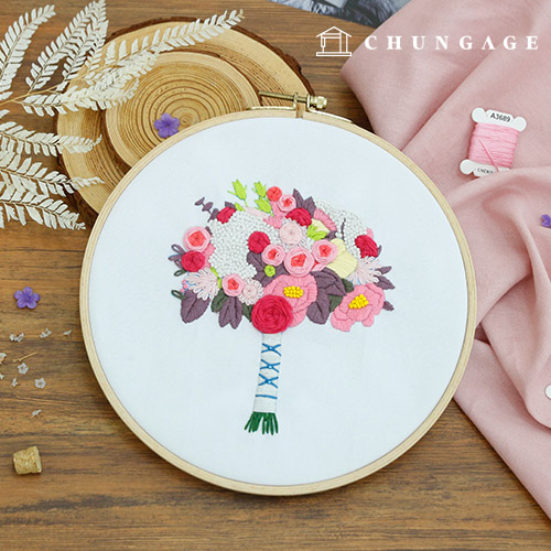 French Embroidery Package DIY Kit Flower April Bride CH511159
