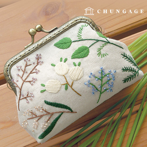 French Embroidery Package DIY Kit Spring Wind Wallet CH511802