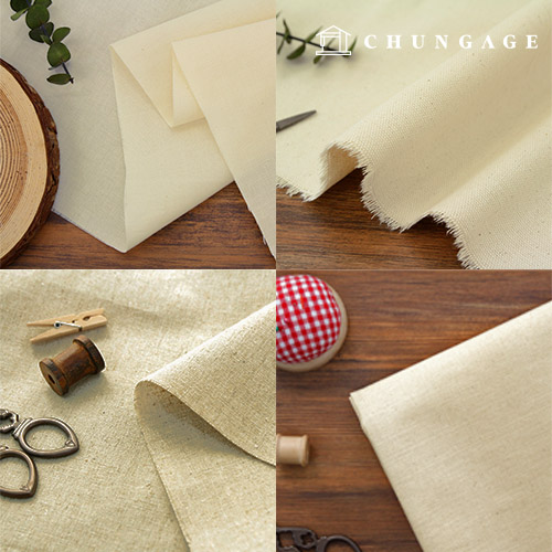 Linen Fabric Cotton Cloth 20s Oxford Cotton Dough Fabric Collection All 6 Types