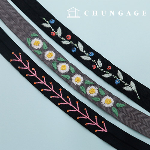 French Embroidery Package DIY Kit Rubber Band Ribbon String A CH512528