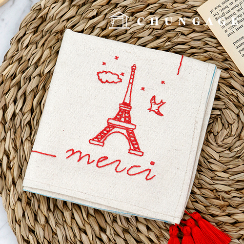 French Embroidery Package DIY Kit Handkerchief Mercy CH513515