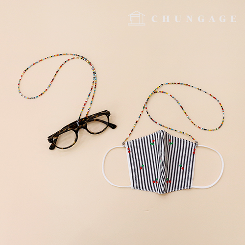 Domestic production Beads Necklace Mask Strap String anti-lost line Glasses line 2 types of finished products