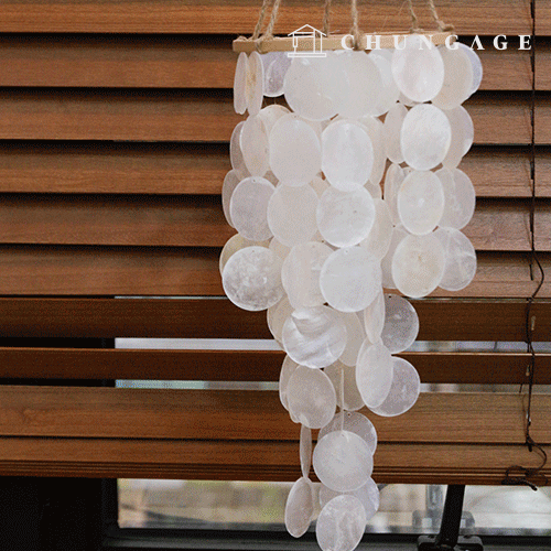 Suncatcher making Mother-of-pearl mobile Dreamcatcher Natural Mother-of-pearl White 45mm 10 pieces