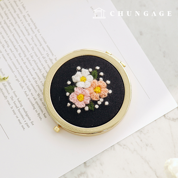 French Embroidery Package DIY Kit Flower Mirror Lydia CH512027