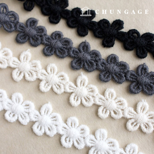 Mask Necklace lace fabric line chemical 067 chic Mask strap making material String 4 types of embroidery fabric lace cloth